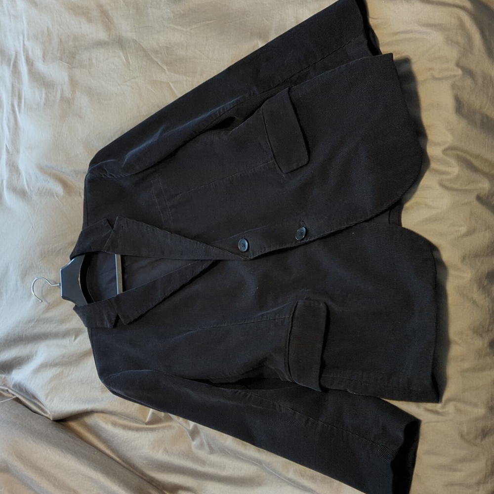 Gap black corduroy blazer